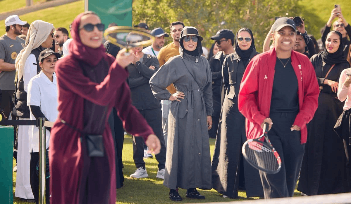 HH Sheikha Moza Attends National Sports Day 2026 at Education City